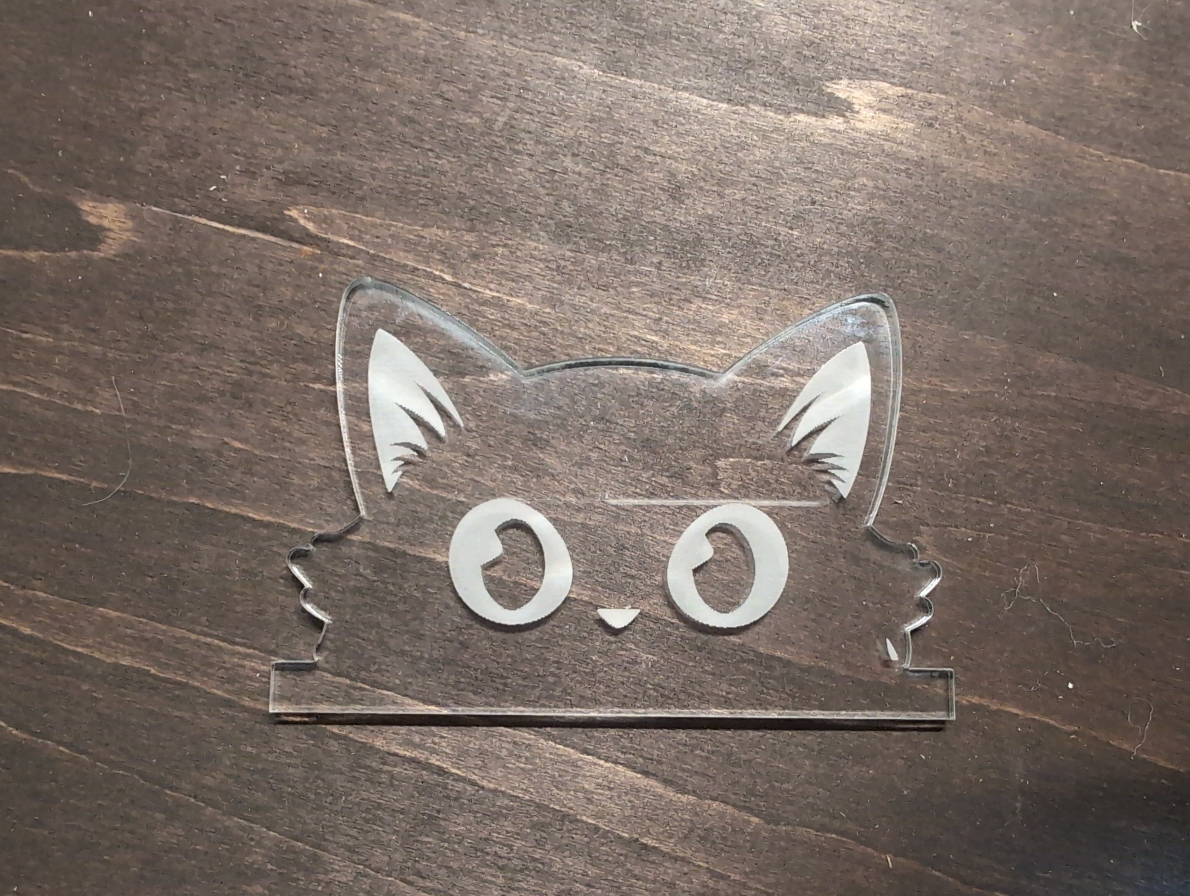 Cat Single Multi-Light Acrylic Pane