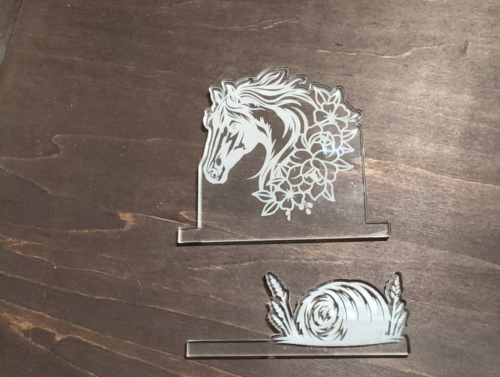 Horse  Multi-Light Double Acrylic Pane