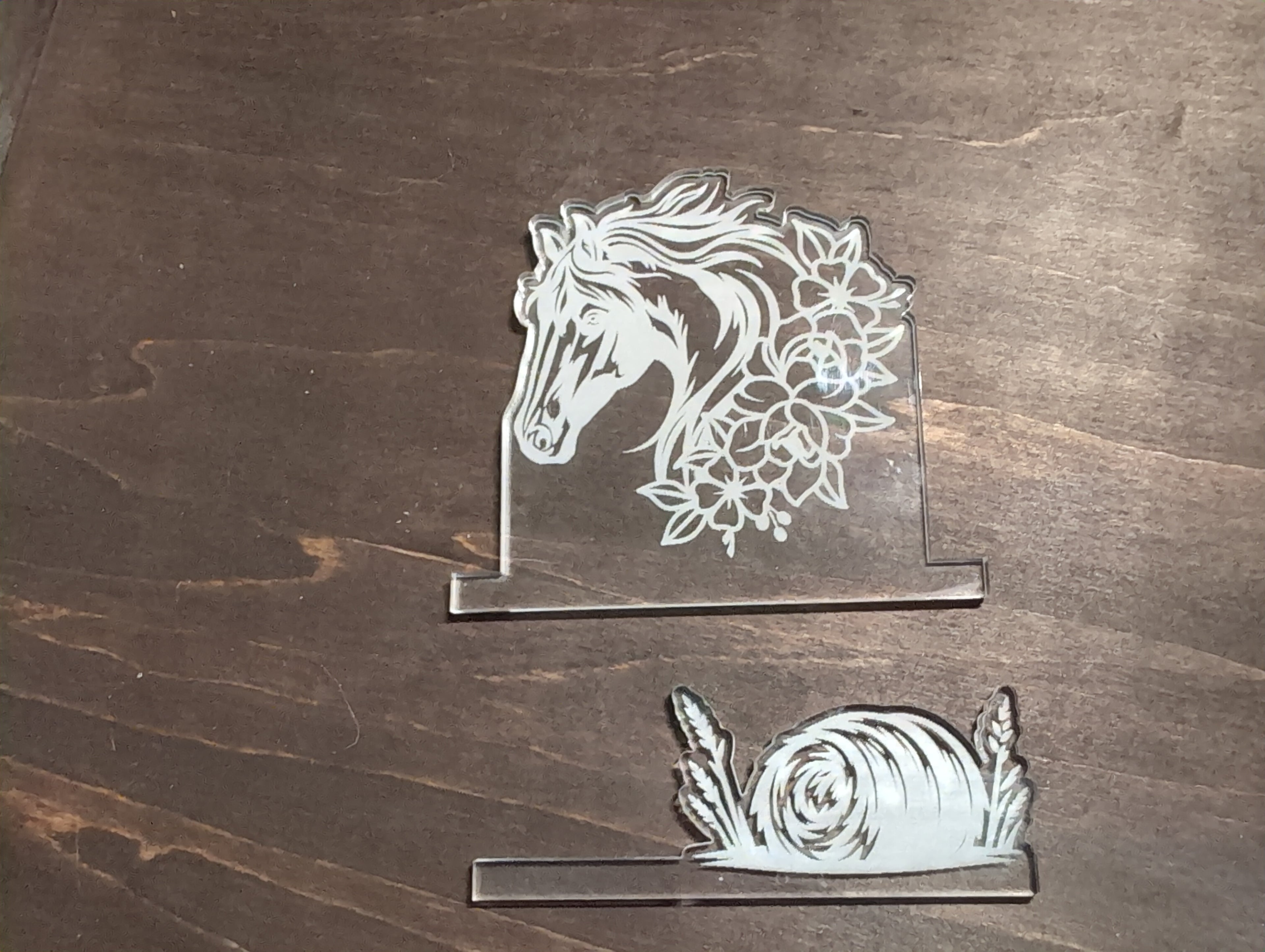 Horse  Multi-Light Double Acrylic Pane