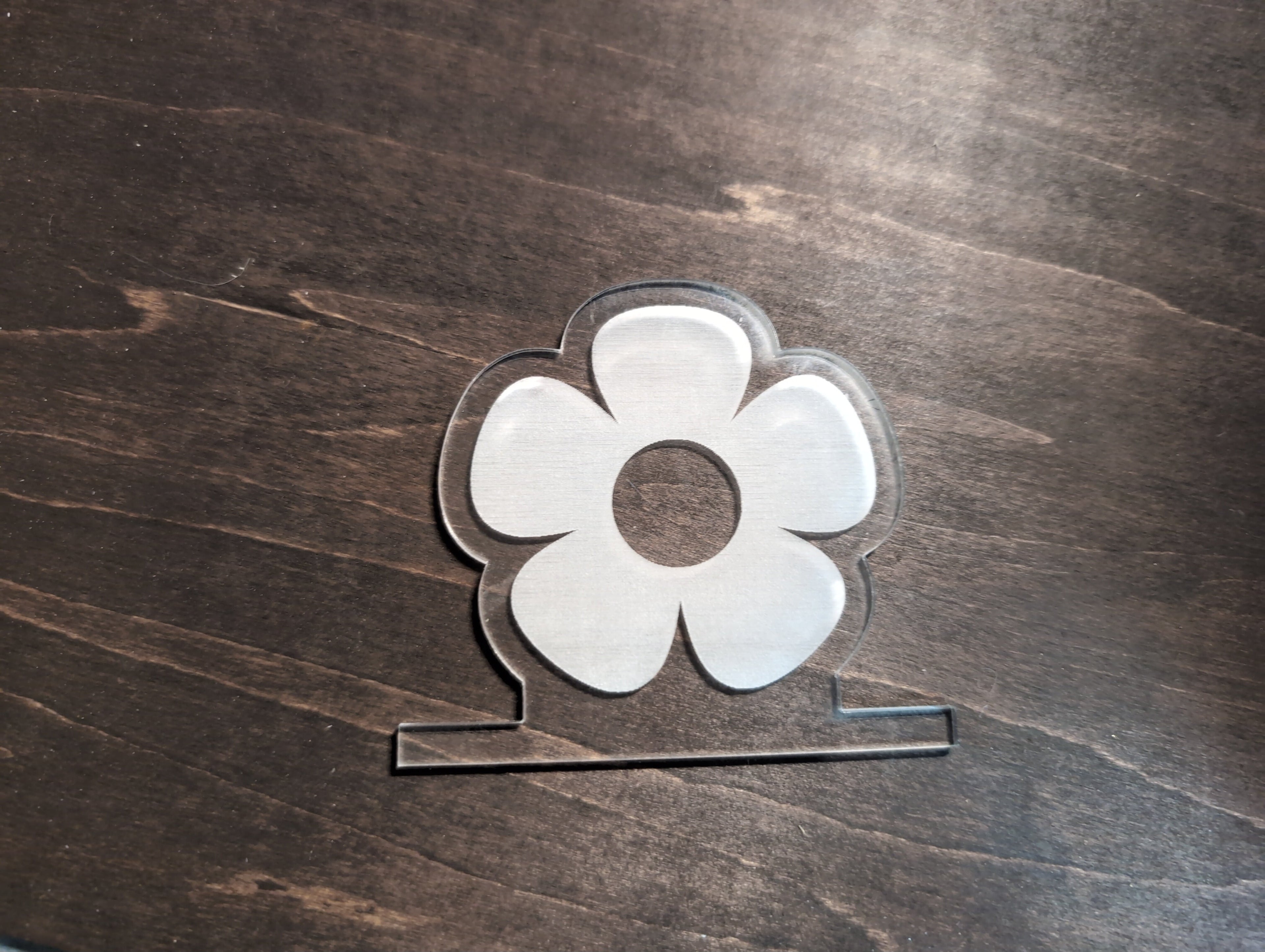 Flower Double Multi-Light Acrylic Pane