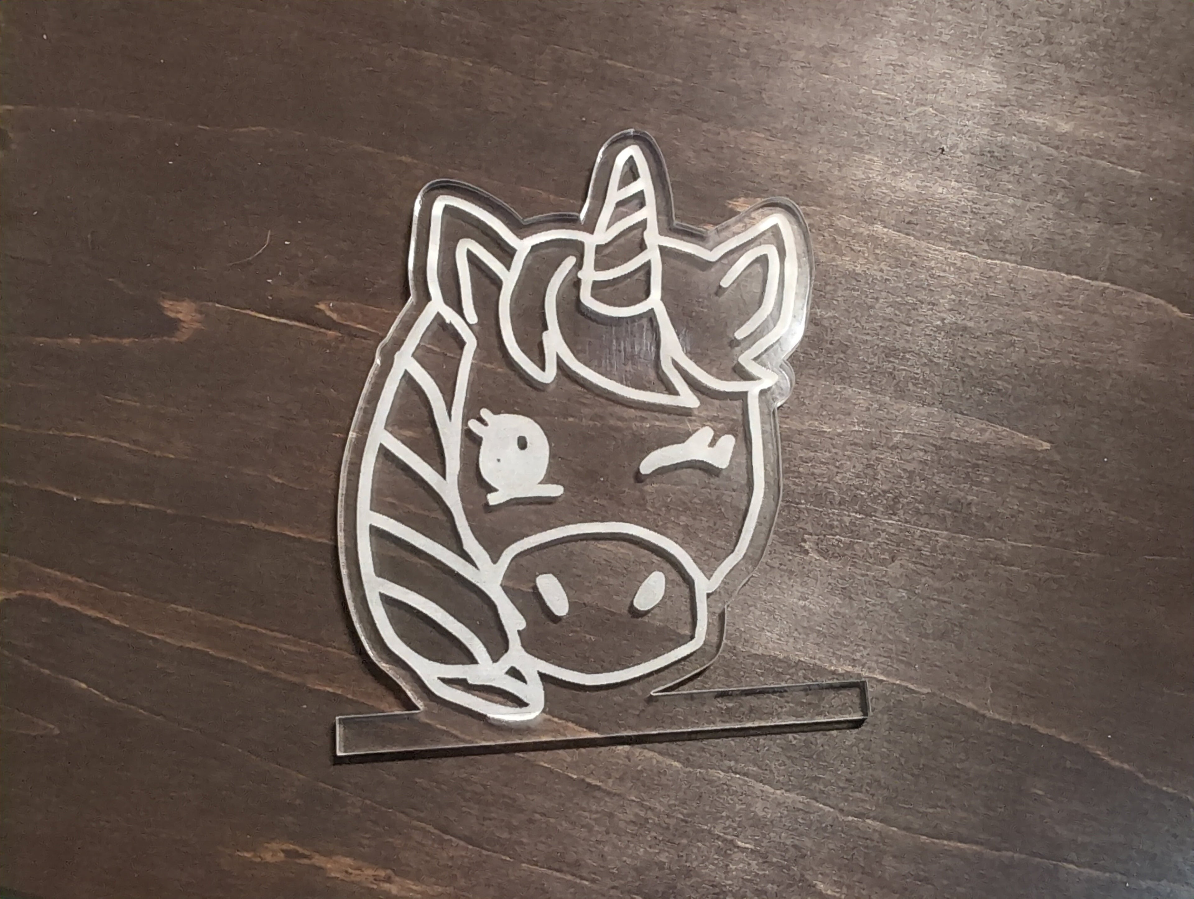 Unicorn Single Multi-Light Acrylic Pane